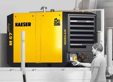 Kaeser M57 Utility Diesel Air Compressor Truck Mounted